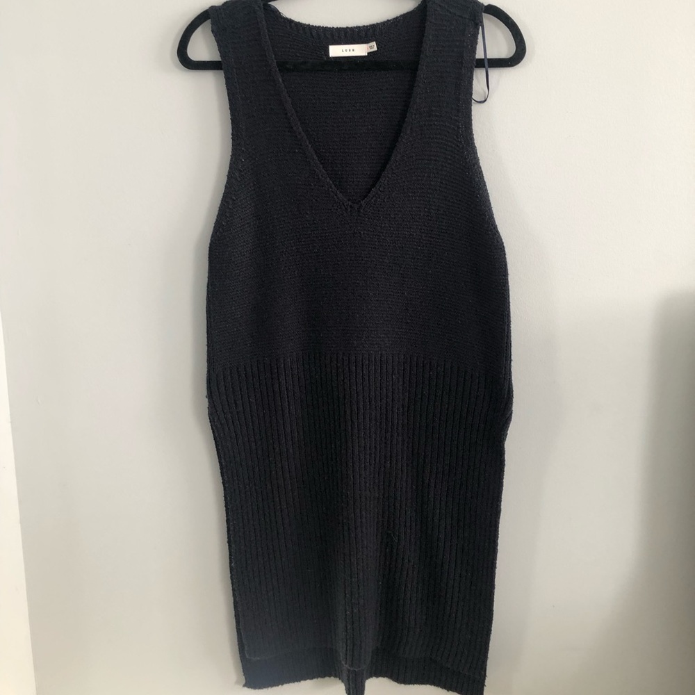 Navy open side Tunic